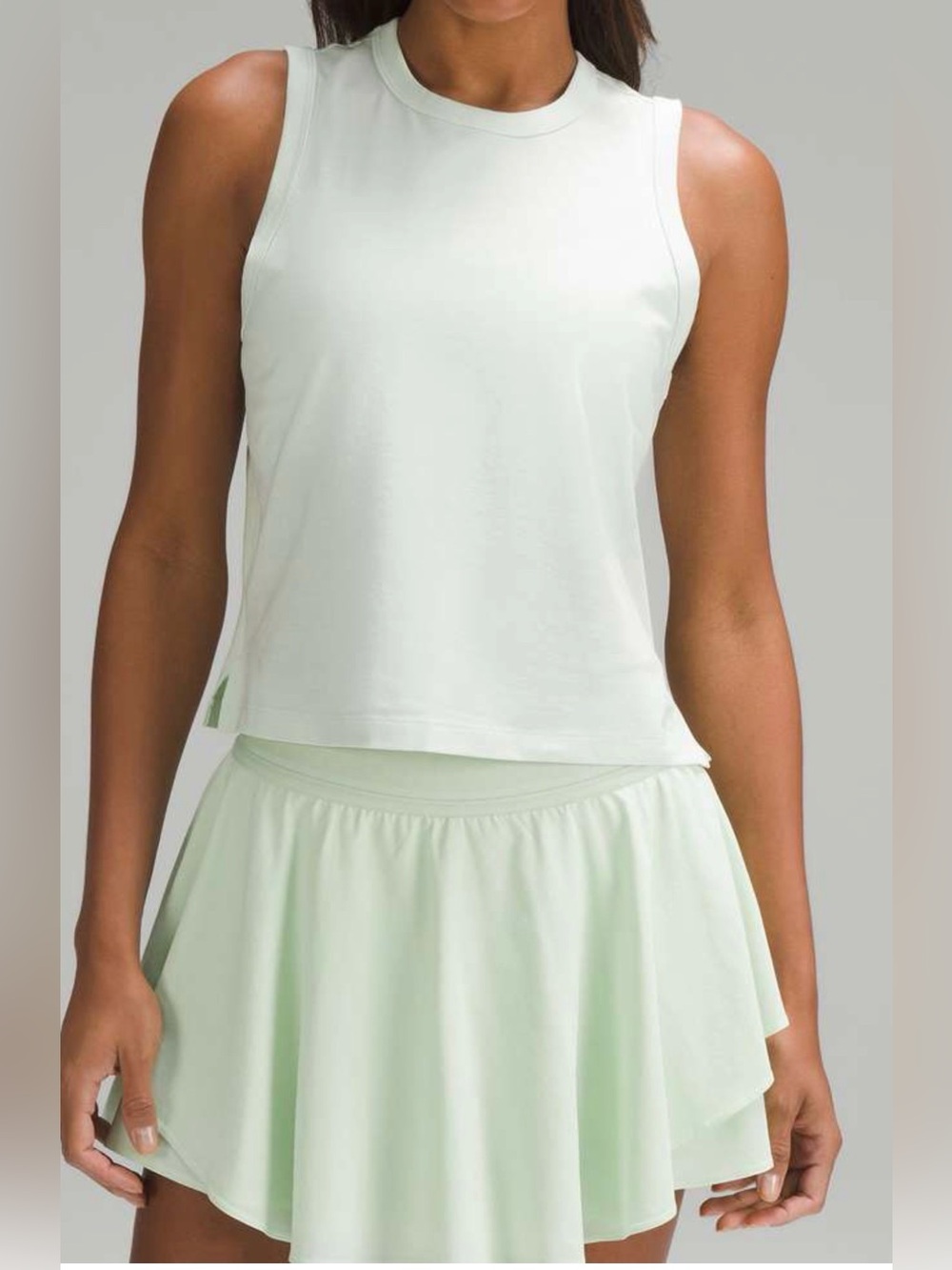 Lululemon Classic-Fit Cotton-Blend Tank Top
Kohlrabi Green SZ. 12 NWOT